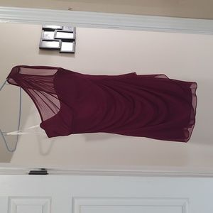 One shoulder cocktail dress